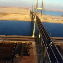 Suez Canal bridge